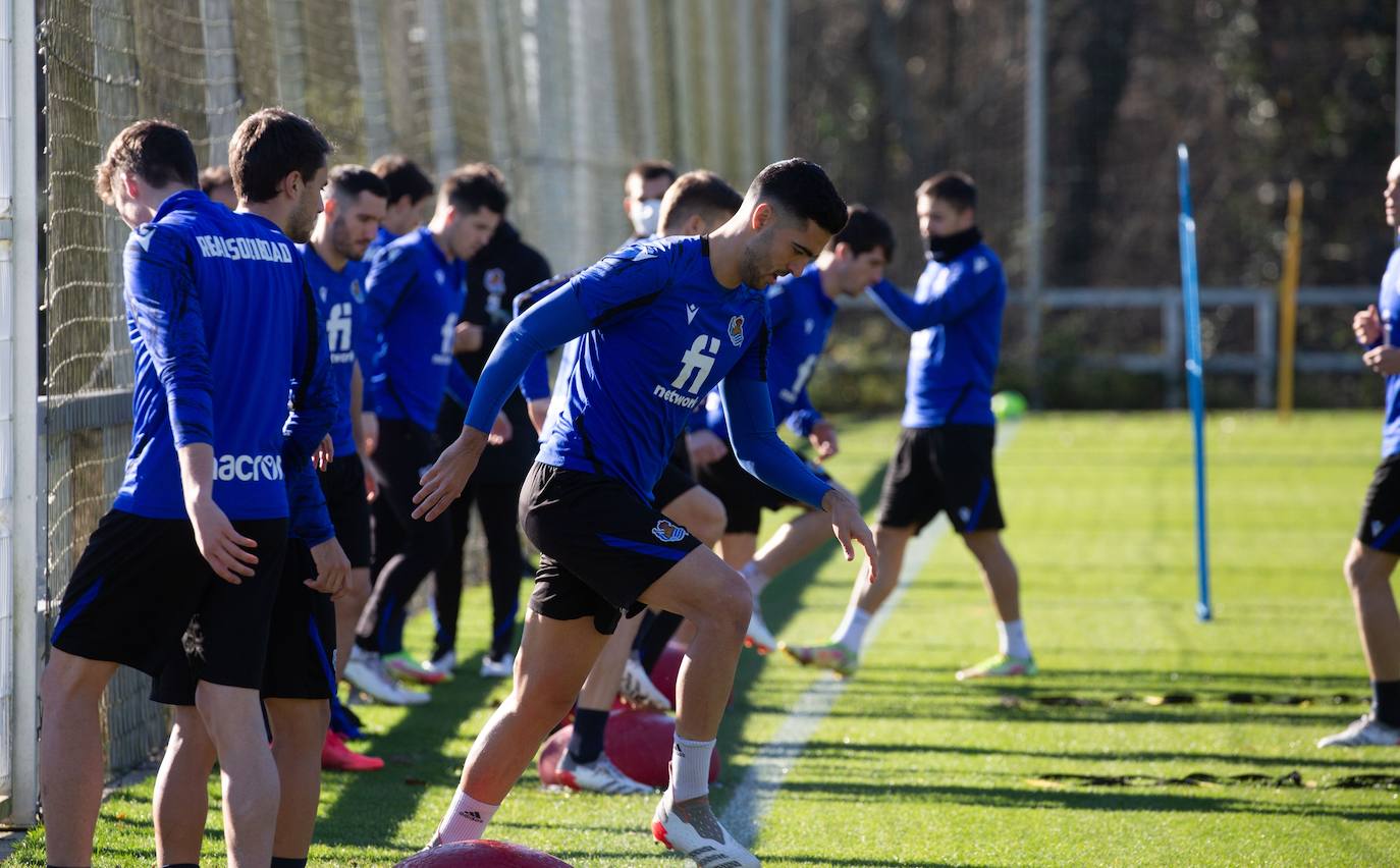 Fotos: Las imágenes del entrenamiento de la Real Sociedad