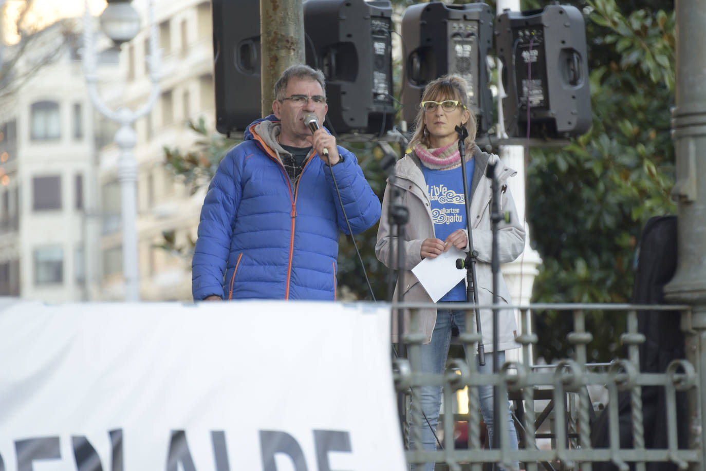 Fotos: Manifestación en contra del pasaporte sanitario