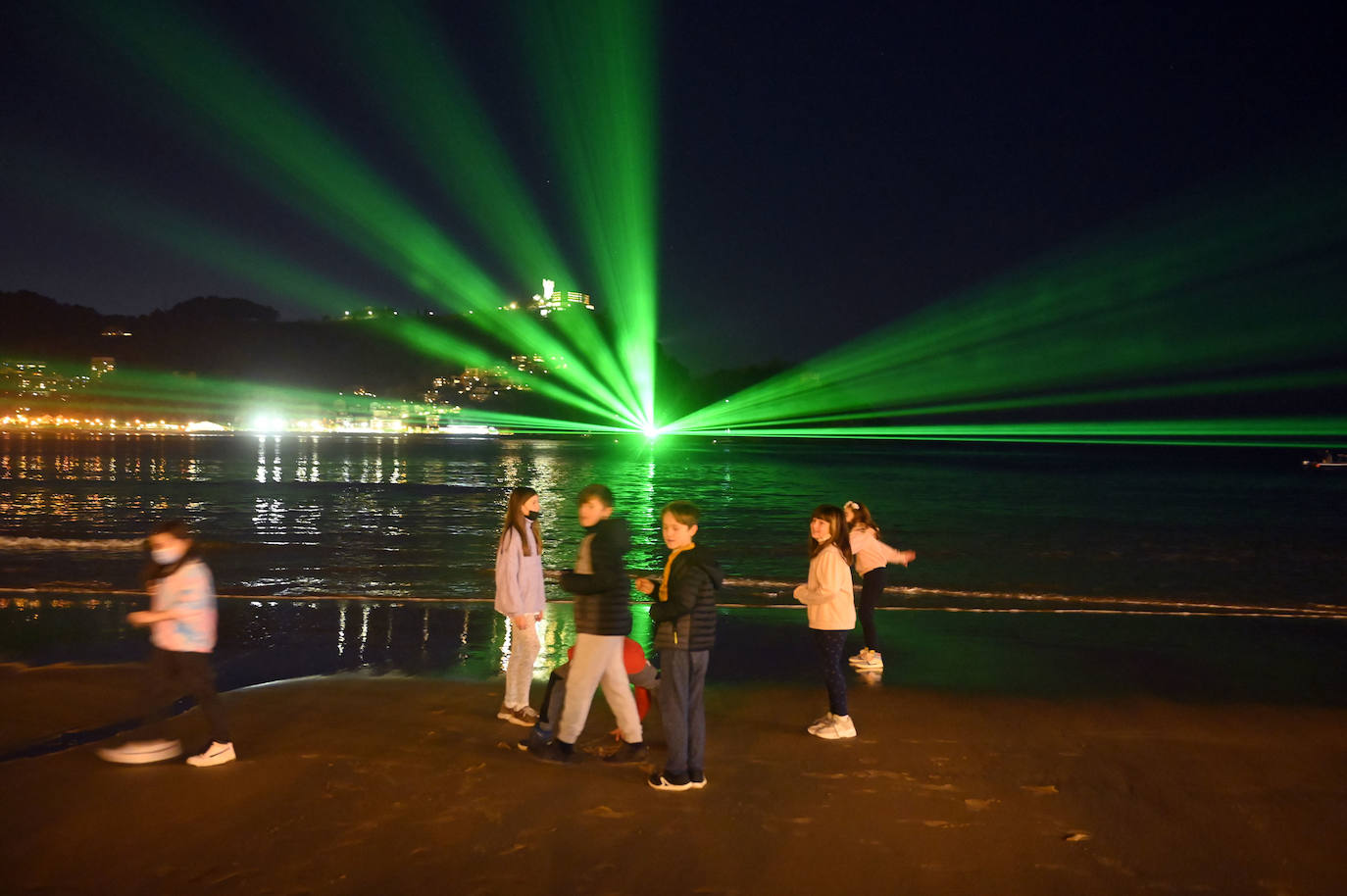 Fotos: La Concha se ilumina como nunca