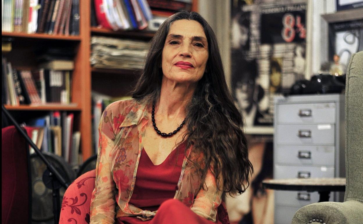 Ángela Molina, en una imagen de archivodurante una entrevista. 