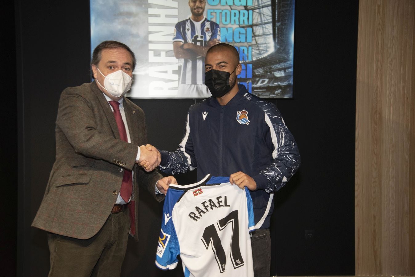 Fotos: Presentación de Rafinha como jugador de la Real Sociedad