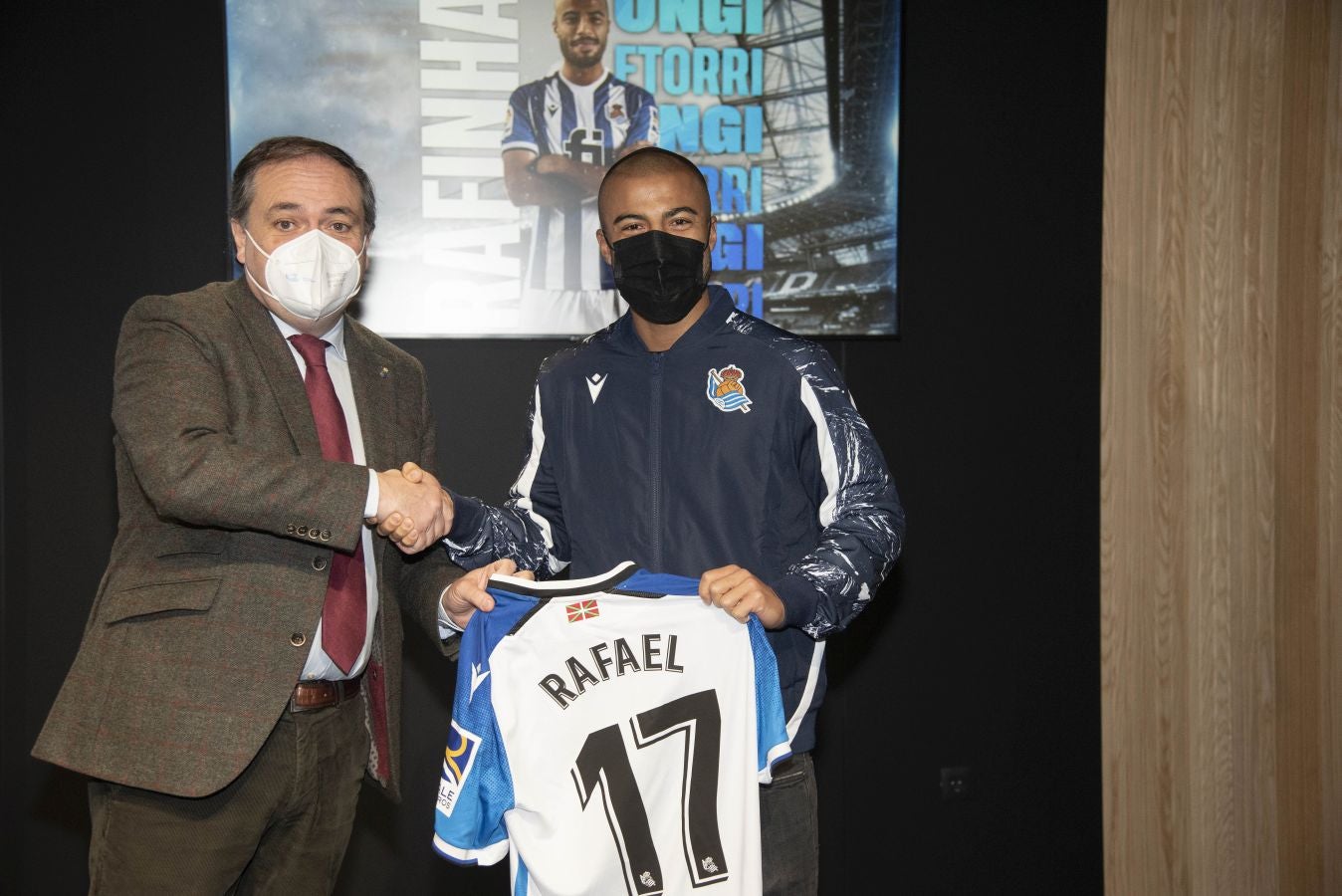 Fotos: Presentación de Rafinha como jugador de la Real Sociedad