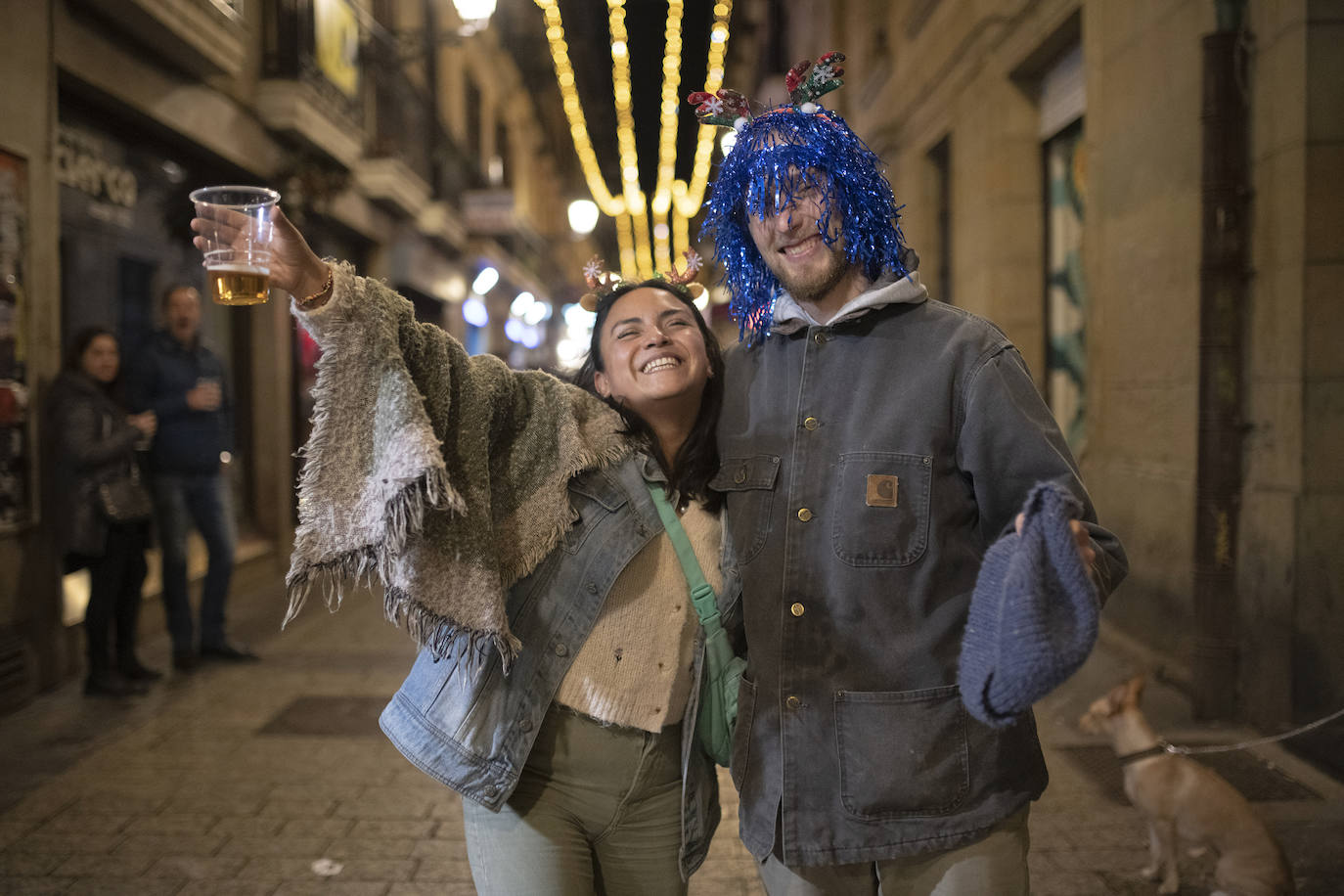 Fotos: Fin de Año en la calles de Gipuzkoa
