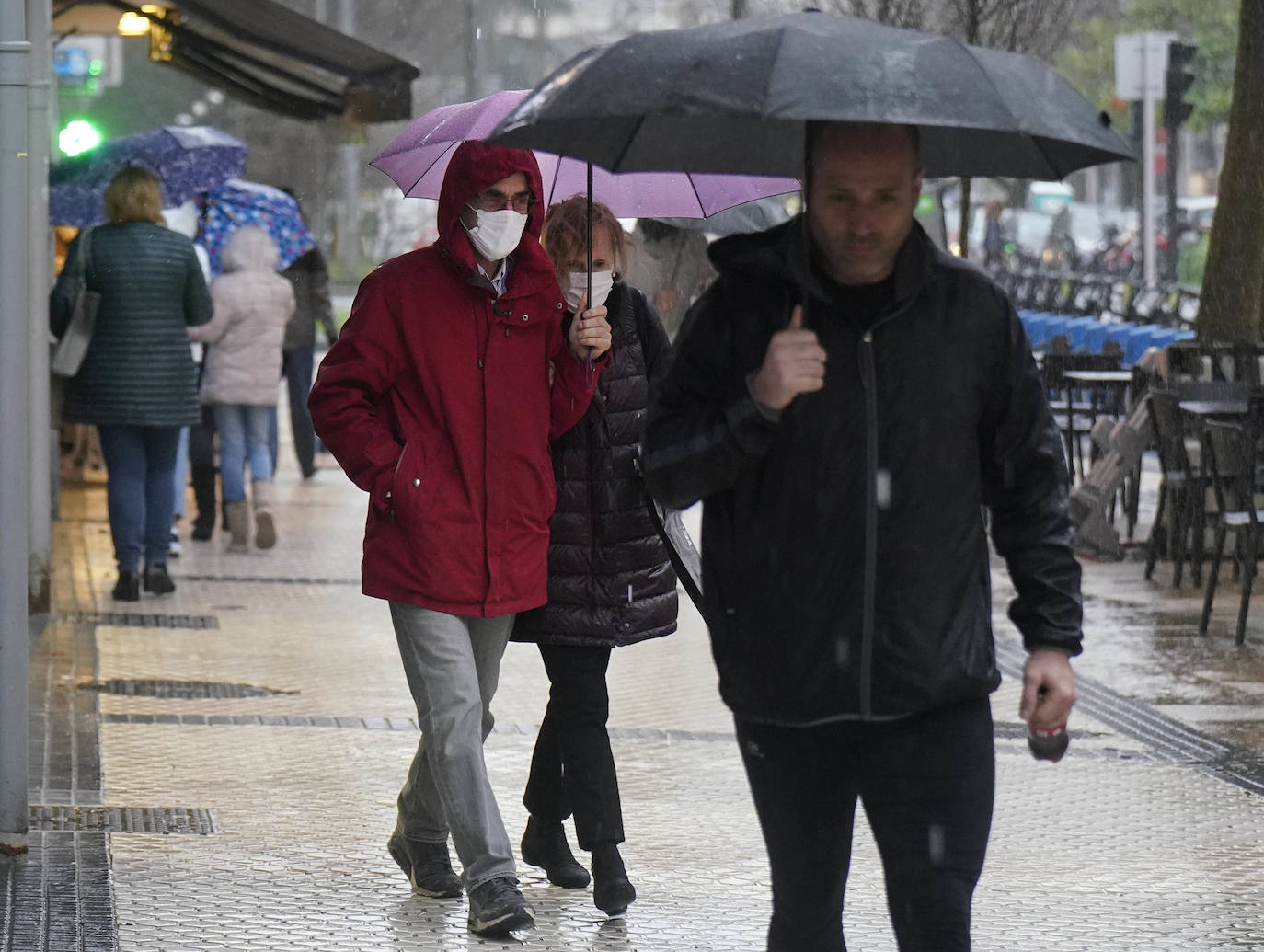 Fotos: Euskadi pasa del verano al invierno en cinco días