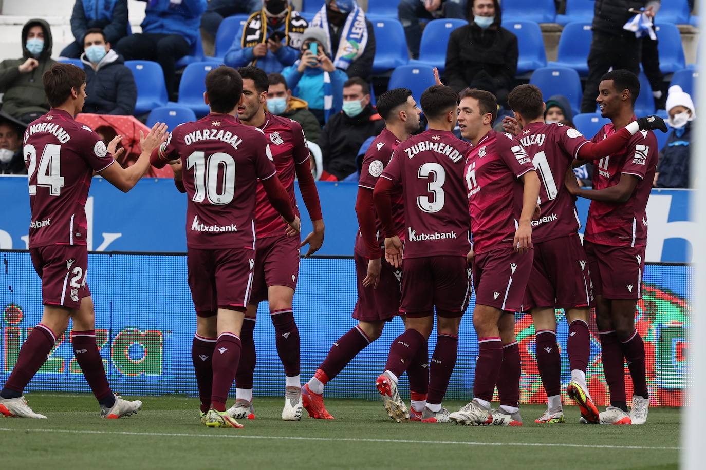 Fotos: Las mejores imágenes del Leganés-Real Sociedad de Copa del Rey