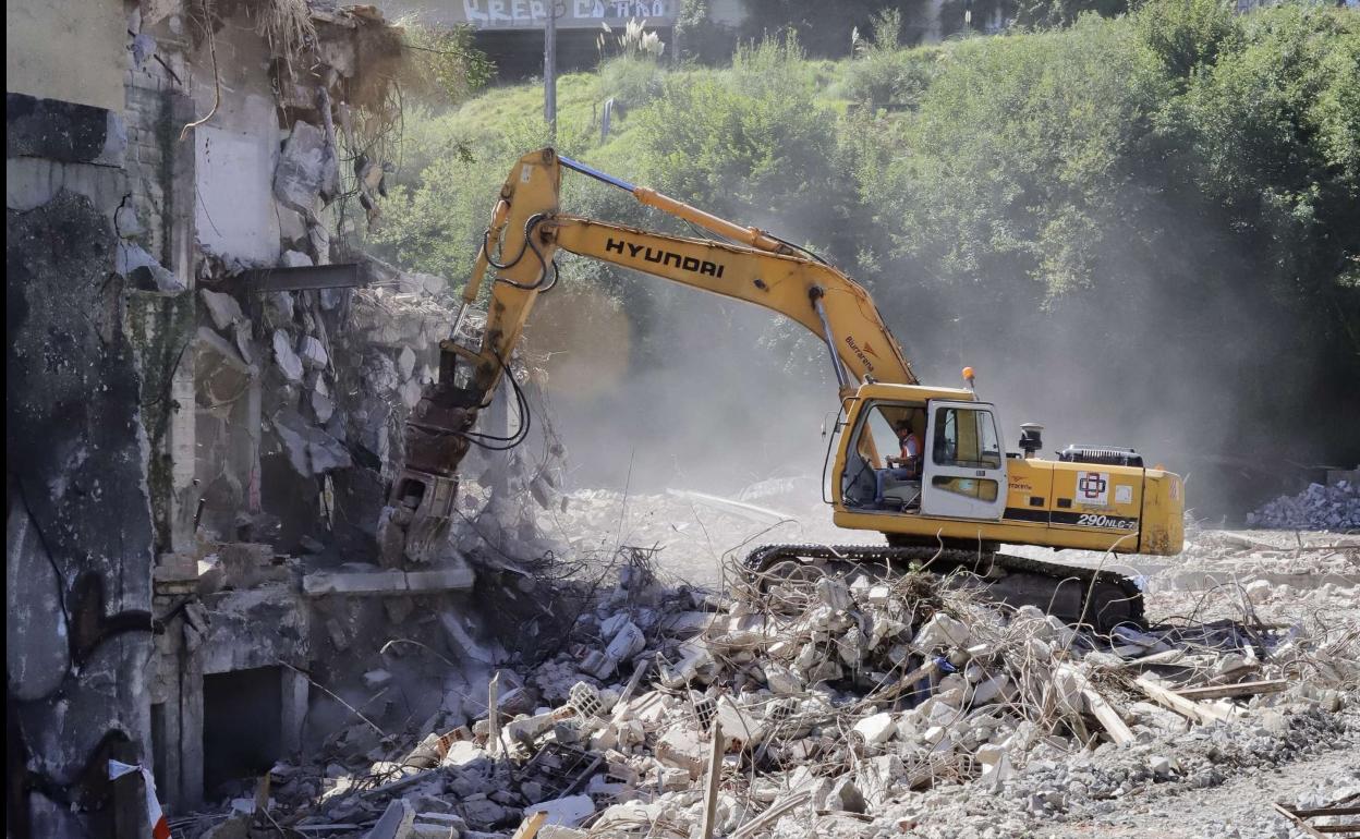 Foto de los derribos que tuvieron lugar el pasado mes de septiembre. 