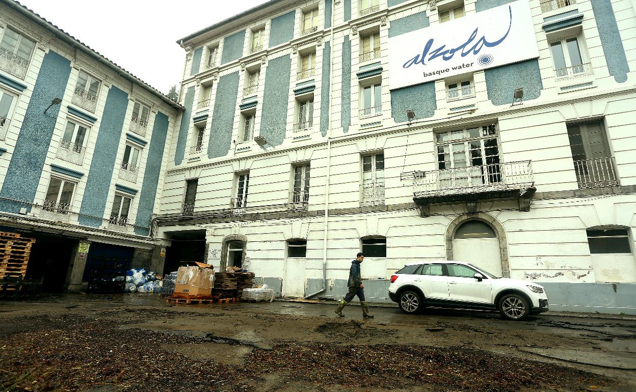 Aguas de Alzola en las últimas inundaciones.