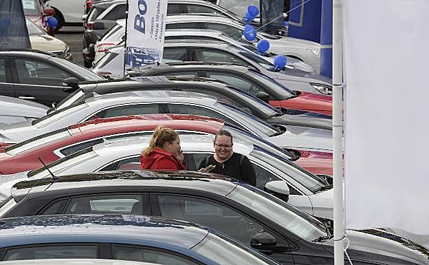 Feria de vehículos usados en Toledo, en 2018 