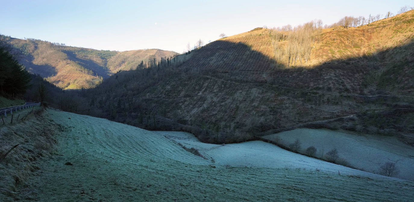 Fotos: Gipuzkoa se congela con temperaturas bajo cero