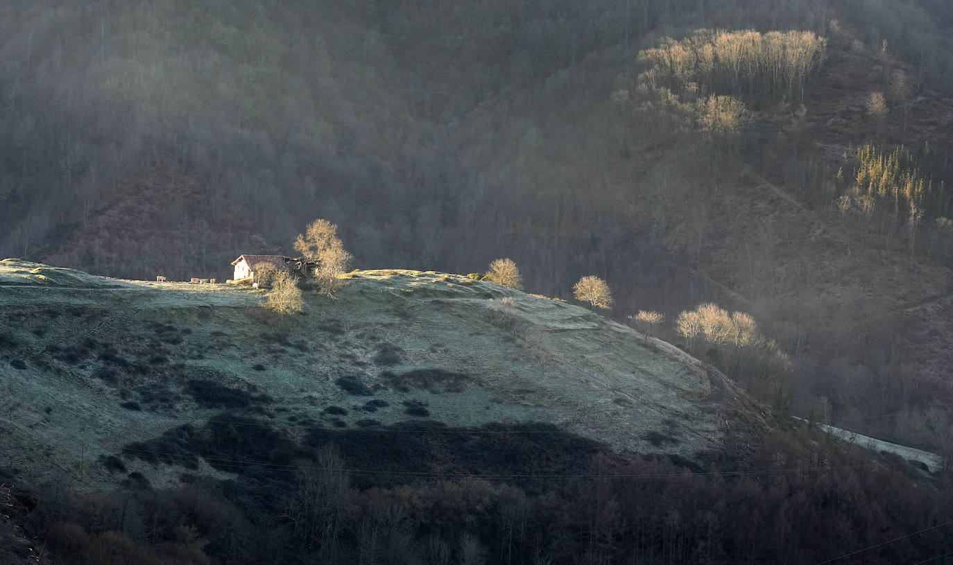 Fotos: Gipuzkoa se congela con temperaturas bajo cero