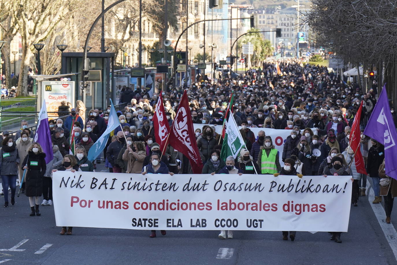 Fotos: «Estamos más que al límite»