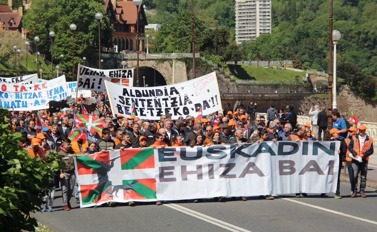 San Sebastián acogió en 2019 una manifestación similar. 