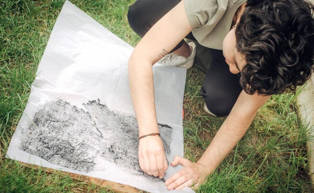 Uno de los participantes en el laboratorio Basoan. 