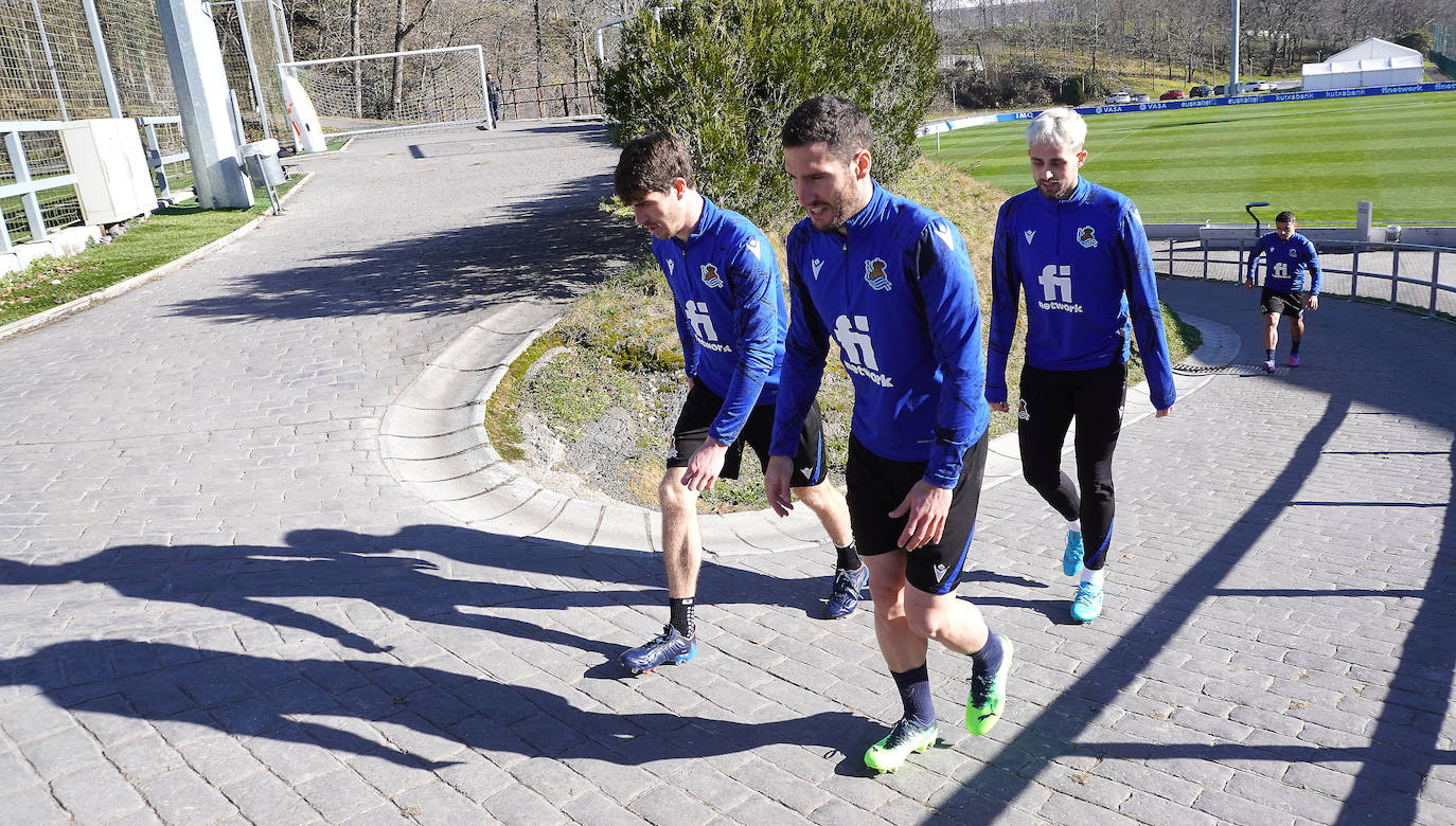 Fotos: Las mejores imágenes del entrenamiento de la Real Sociedad