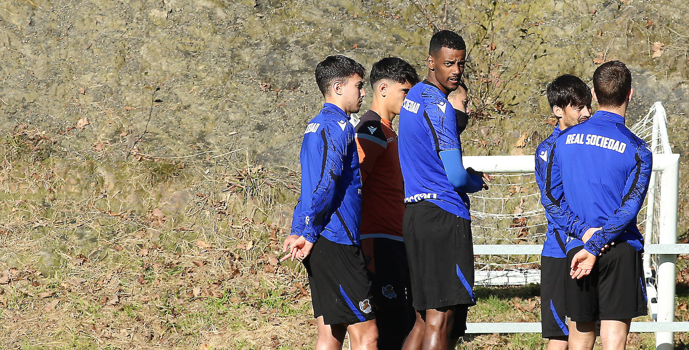 Fotos: Las mejores imágenes del entrenamiento de la Real Sociedad
