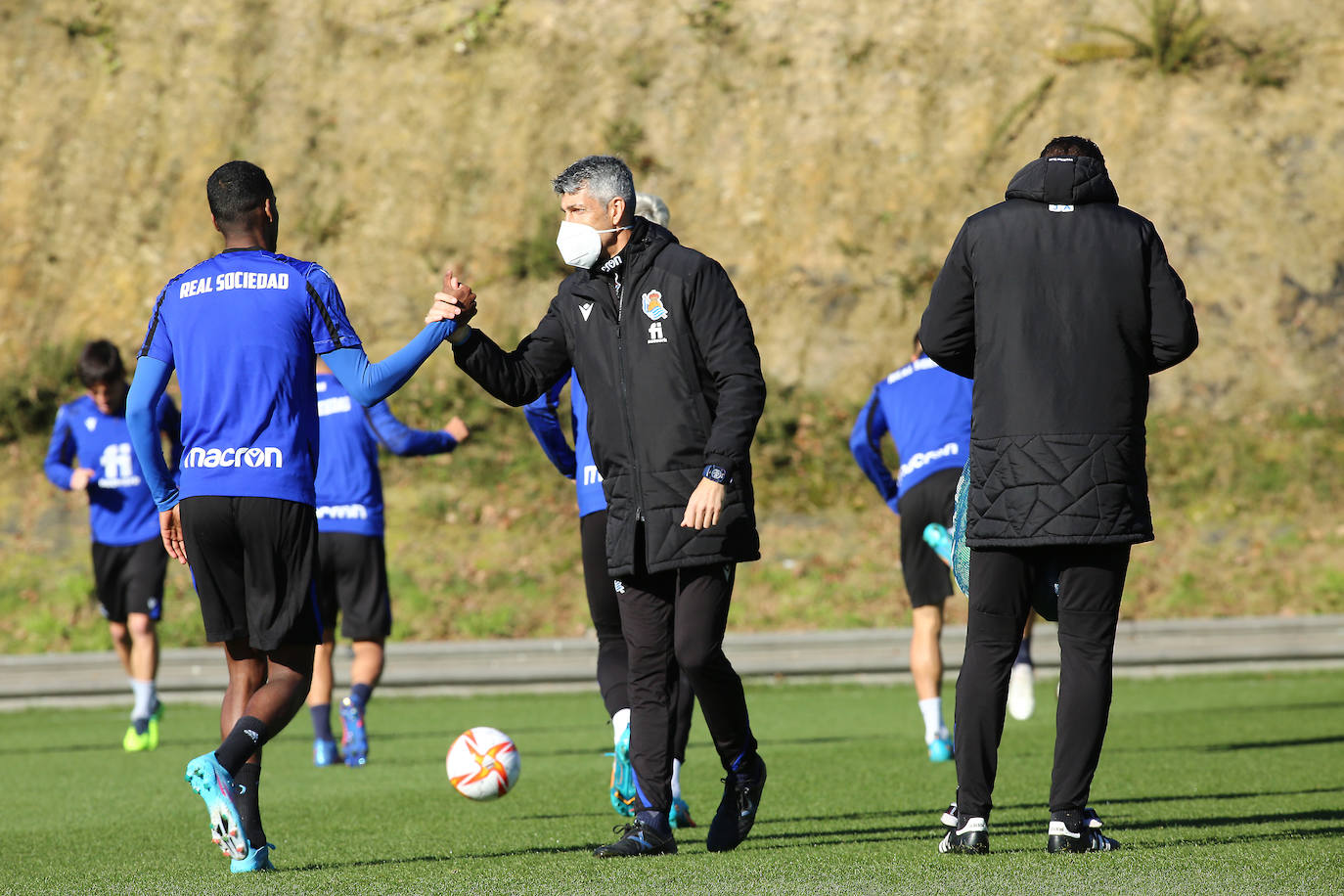 Fotos: Las mejores imágenes del entrenamiento de la Real Sociedad