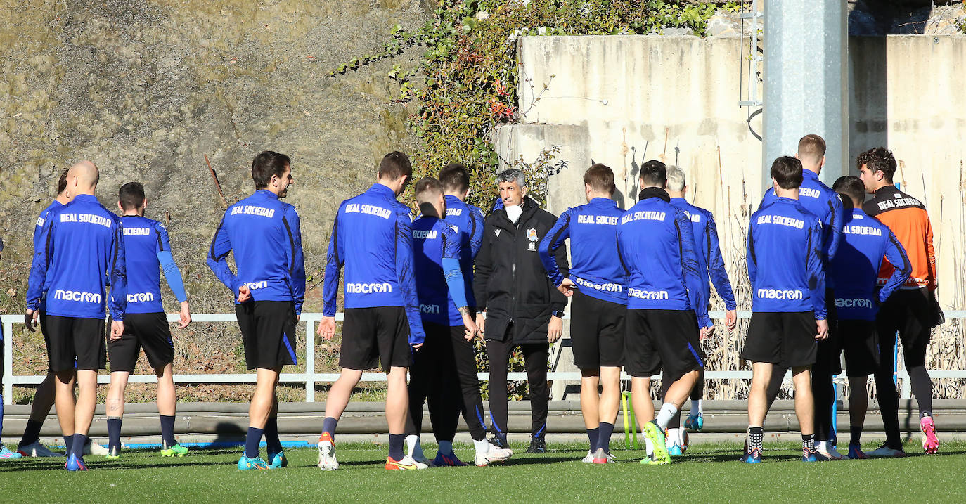 Fotos: Las mejores imágenes del entrenamiento de la Real Sociedad