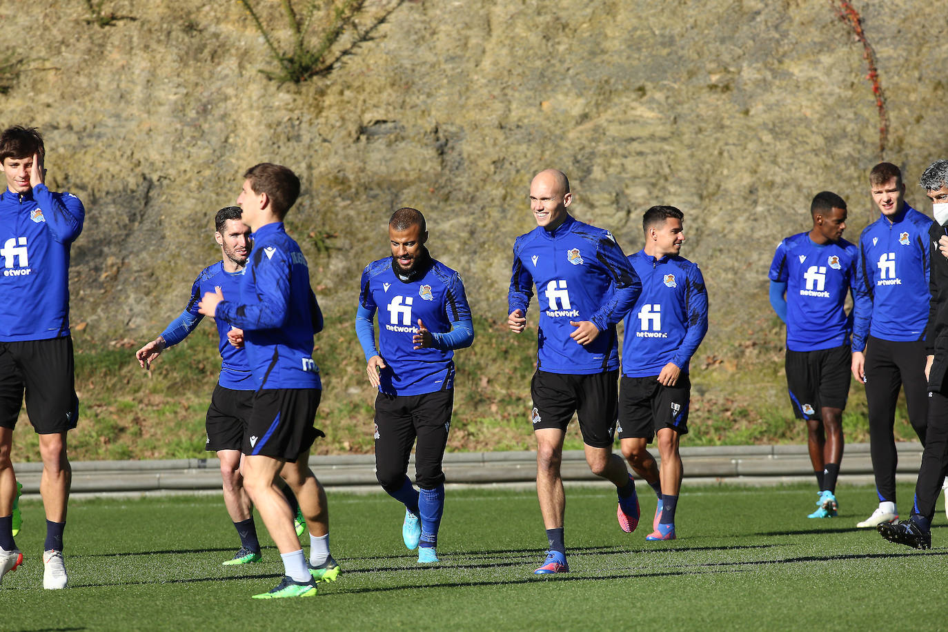 Fotos: Las mejores imágenes del entrenamiento de la Real Sociedad