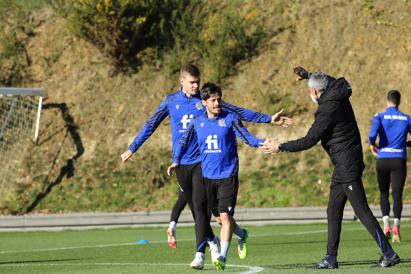 Fotos: Las mejores imágenes del entrenamiento de la Real Sociedad