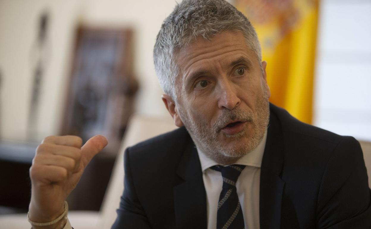 El ministro Marlaska. 