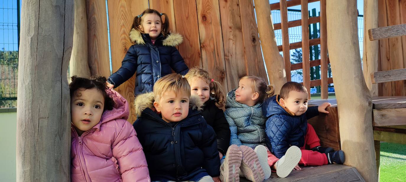 Los peques de Educación Infantil.