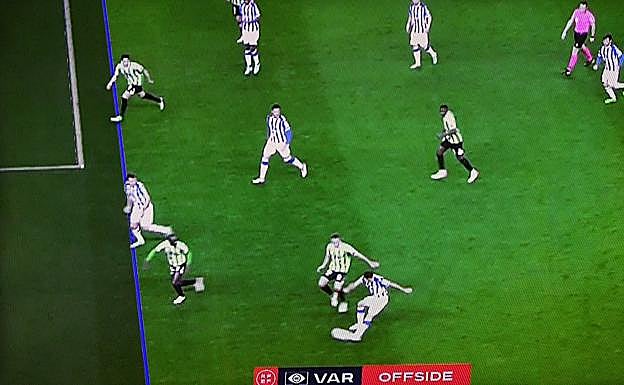 Primera imagen que emitió DAZN.