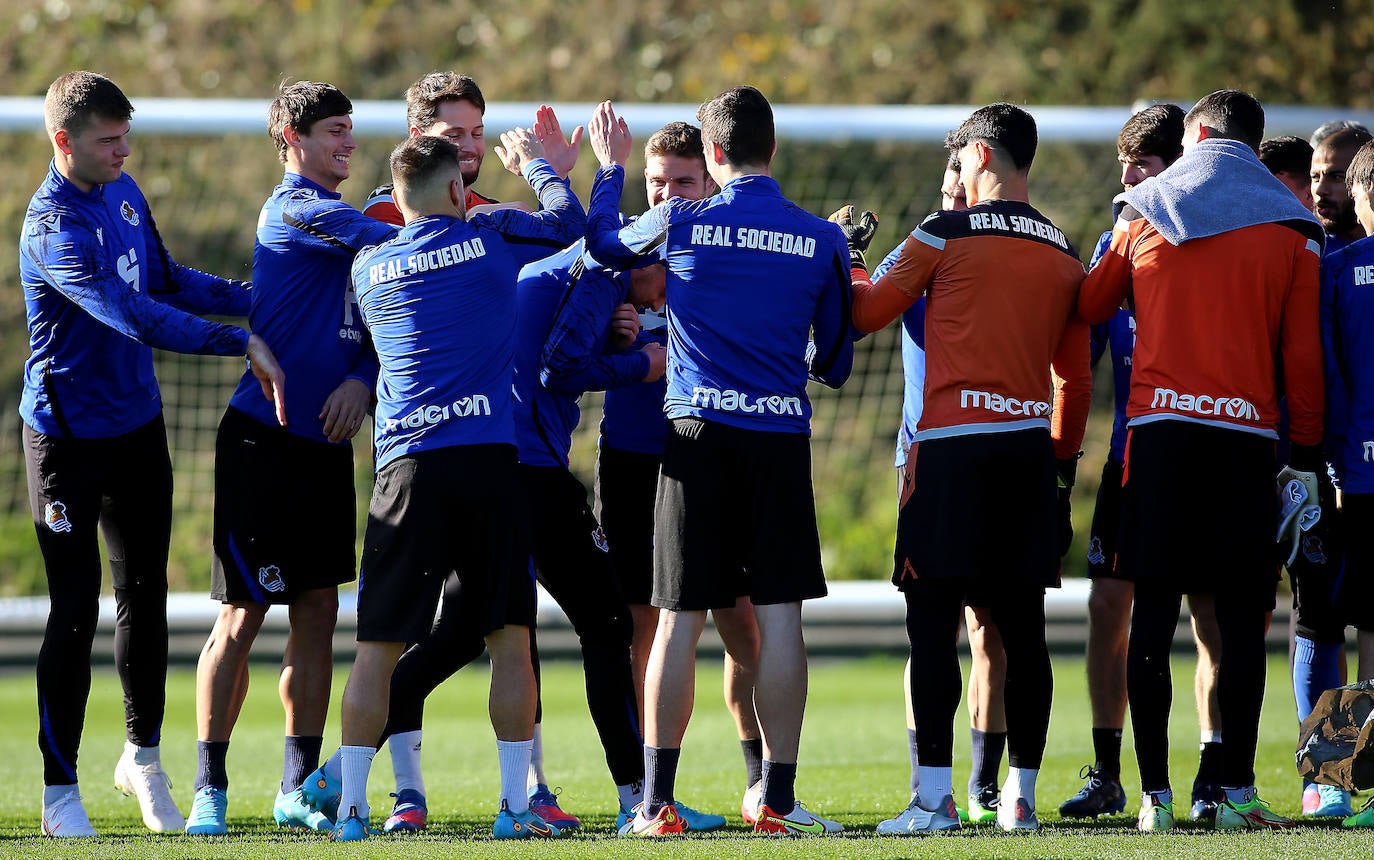 Fotos: Las imágenes del entrenamiento de la Real Sociedad