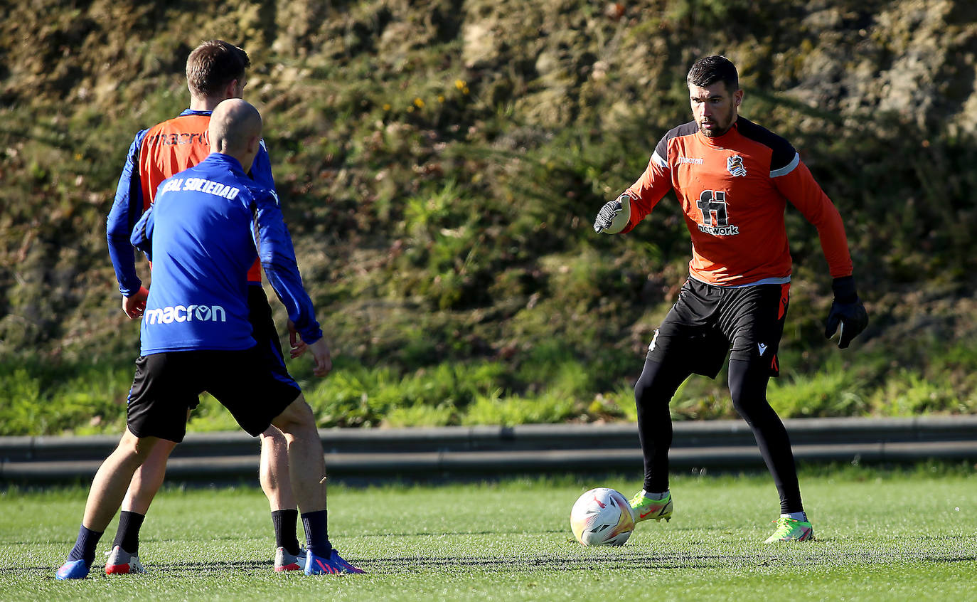 Fotos: Las imágenes del entrenamiento de la Real Sociedad