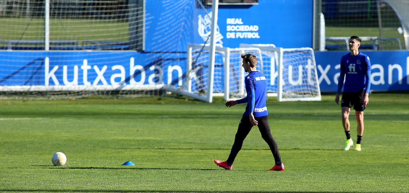 Fotos: Las imágenes del entrenamiento de la Real Sociedad