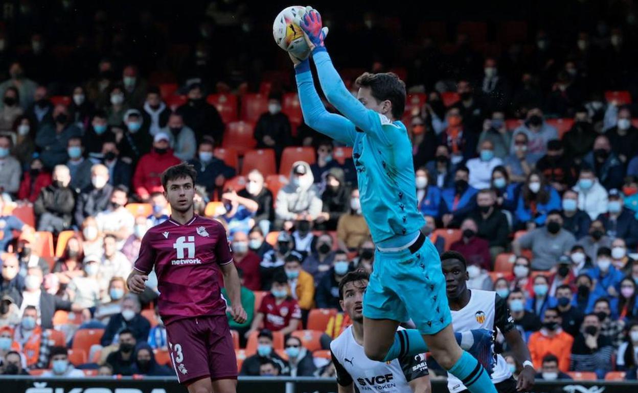 El 1x1 de los jugadores de la Real Sociedad ante el Valencia