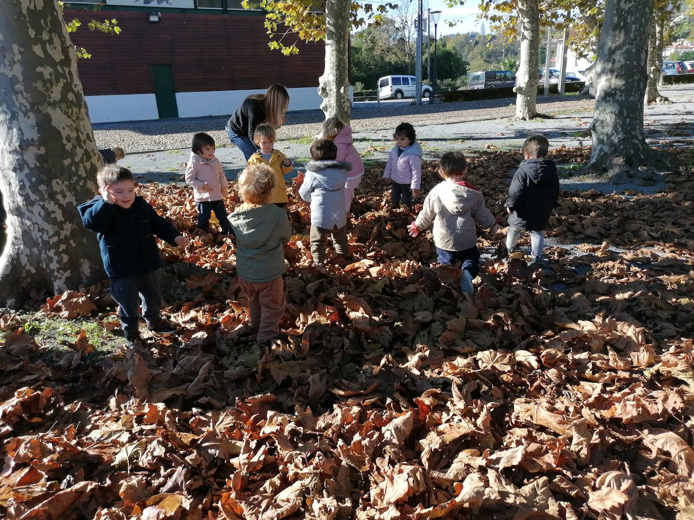 Los peques de Educación Infantil.