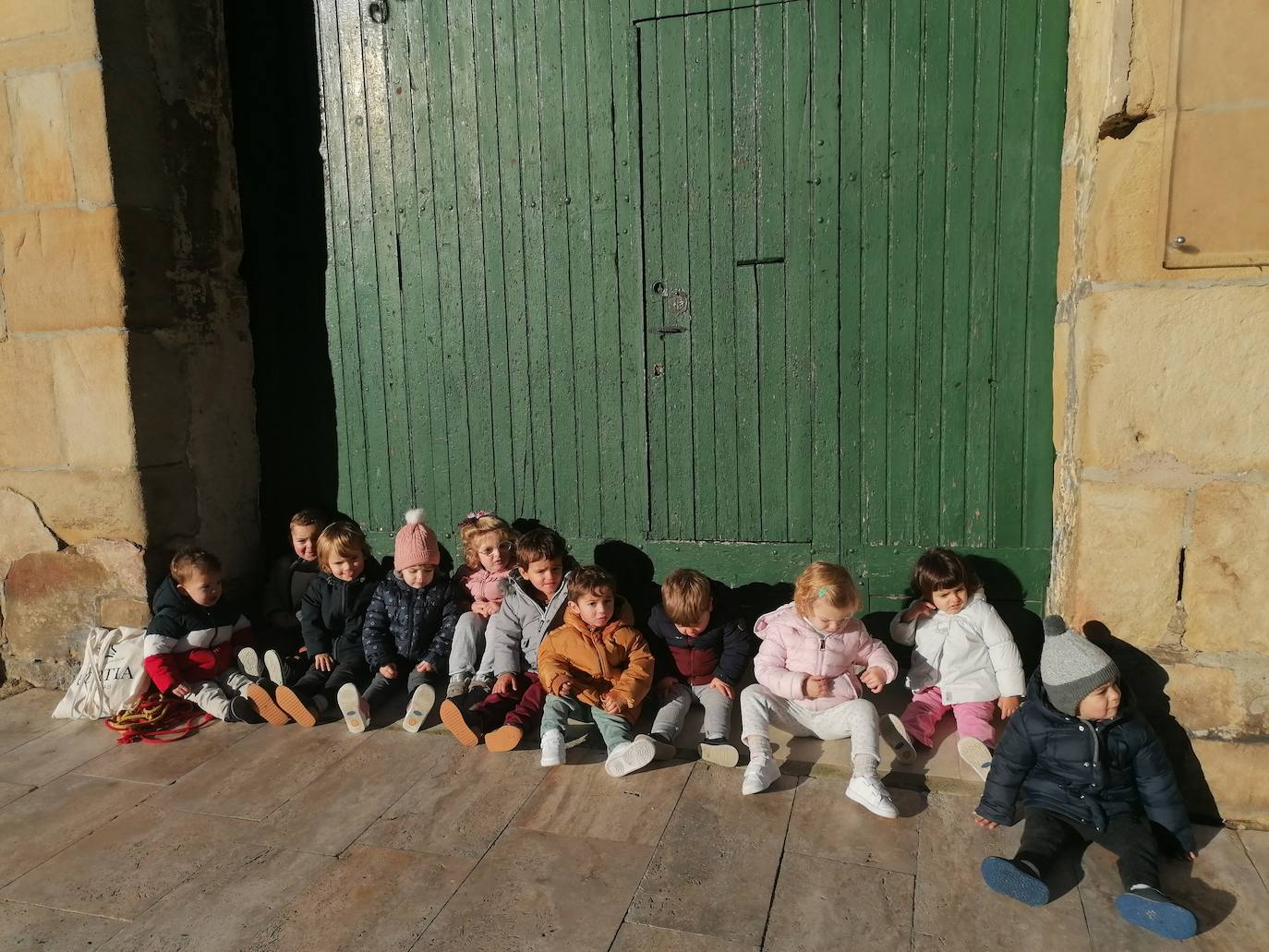 Los peques de Educación Infantil.