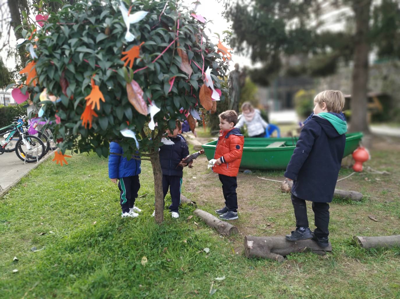 Los peques del colegio.