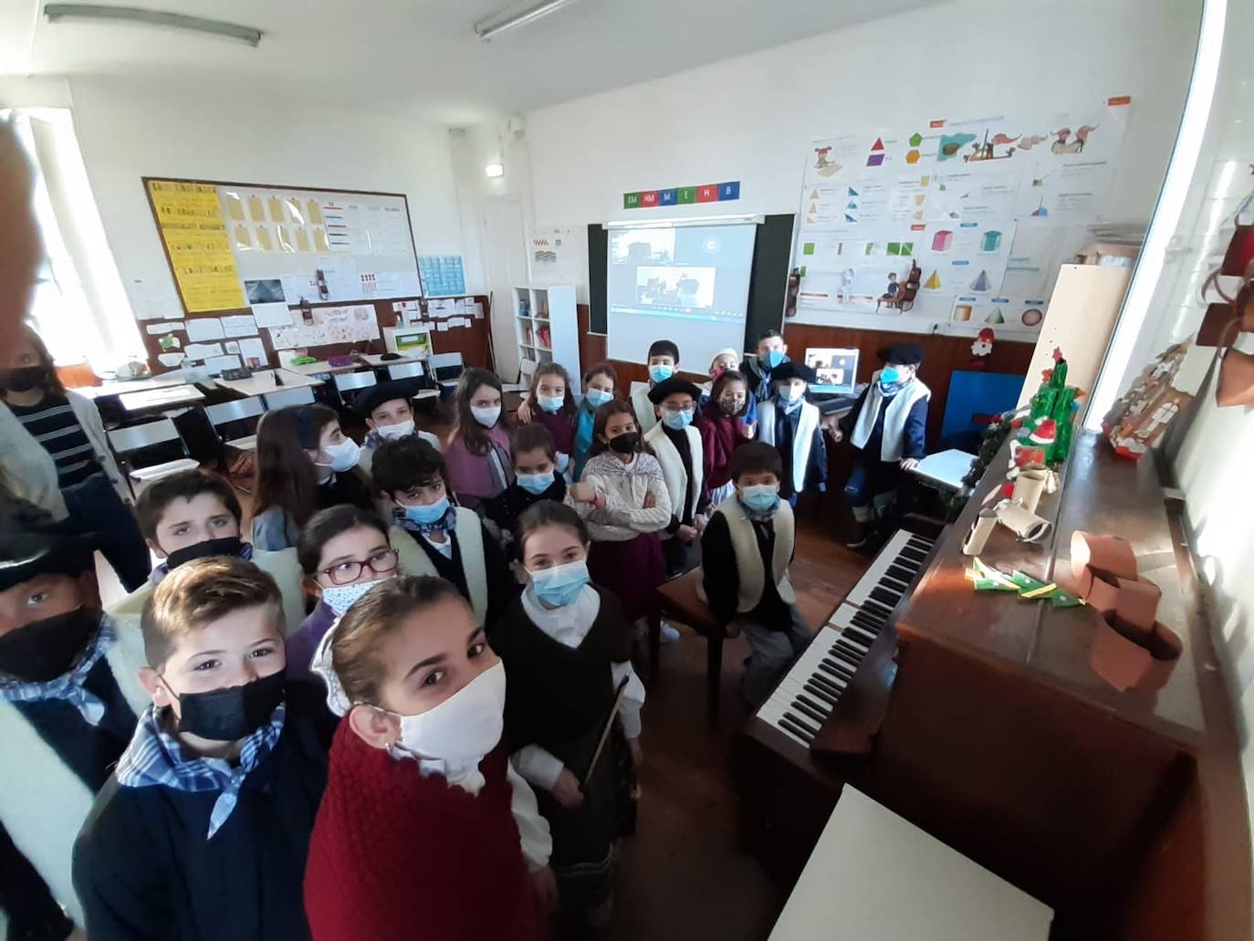 Los estudiantes de Tercero de Educación Primaria.