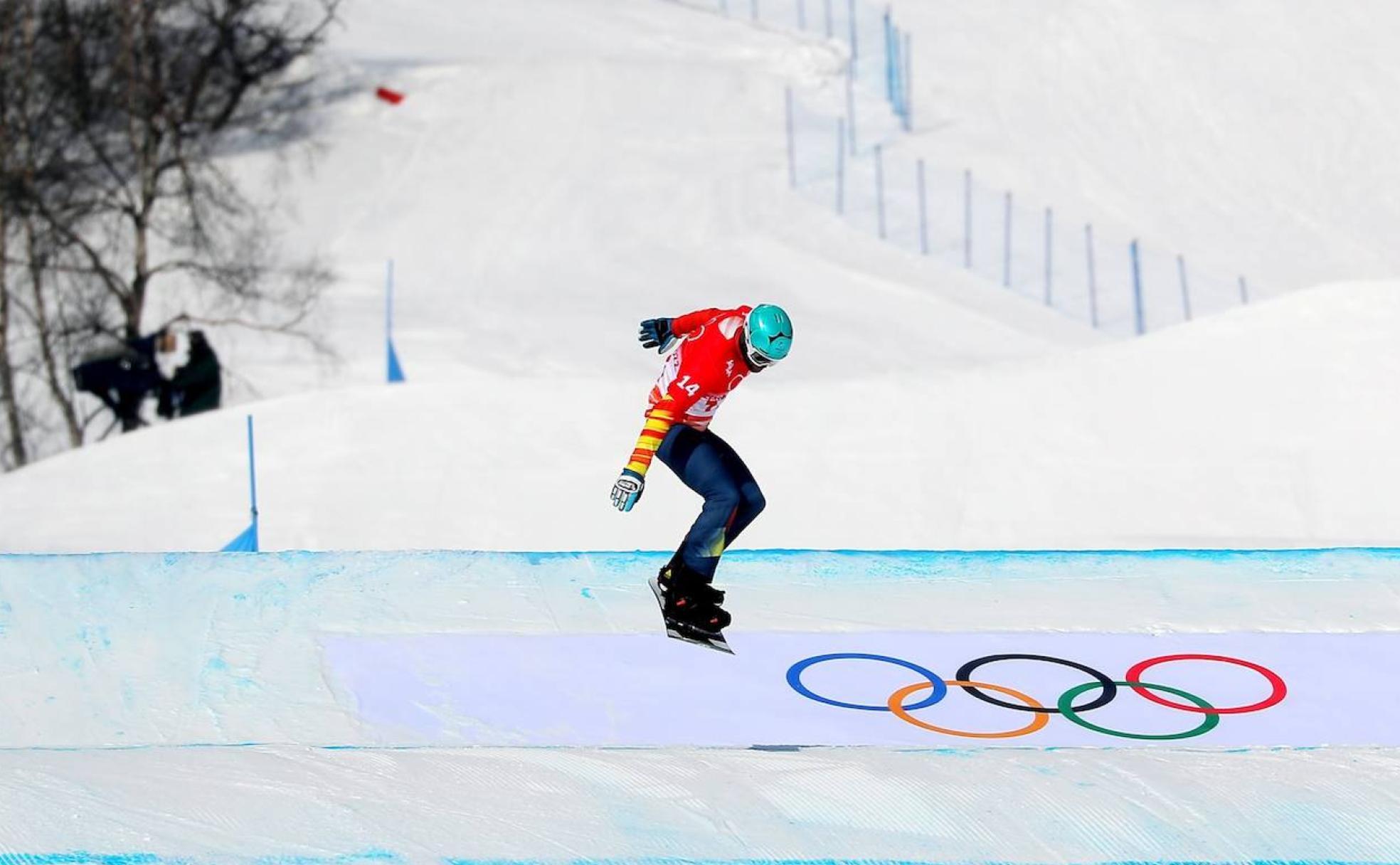 Lucas Eguibar, en acción este jueves en los Juegos Olímpicos de Pekín 2022. 