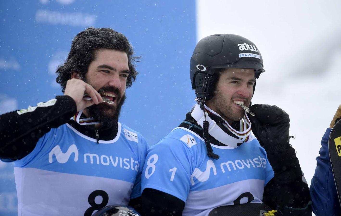 Lucas Eguibar y Regino Hernández consiguen la medalla de plata en los Campeonatos del Mundo de 2017 celebrados en Sierra Nevada