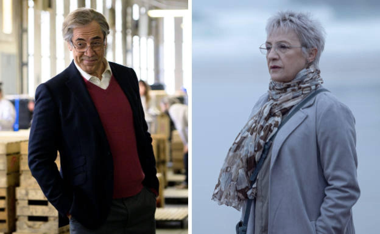 Javier Bardem y Blanca Portillo, protagonistas de 'El buen patrón' y 'Maixabel' respectivamente. 