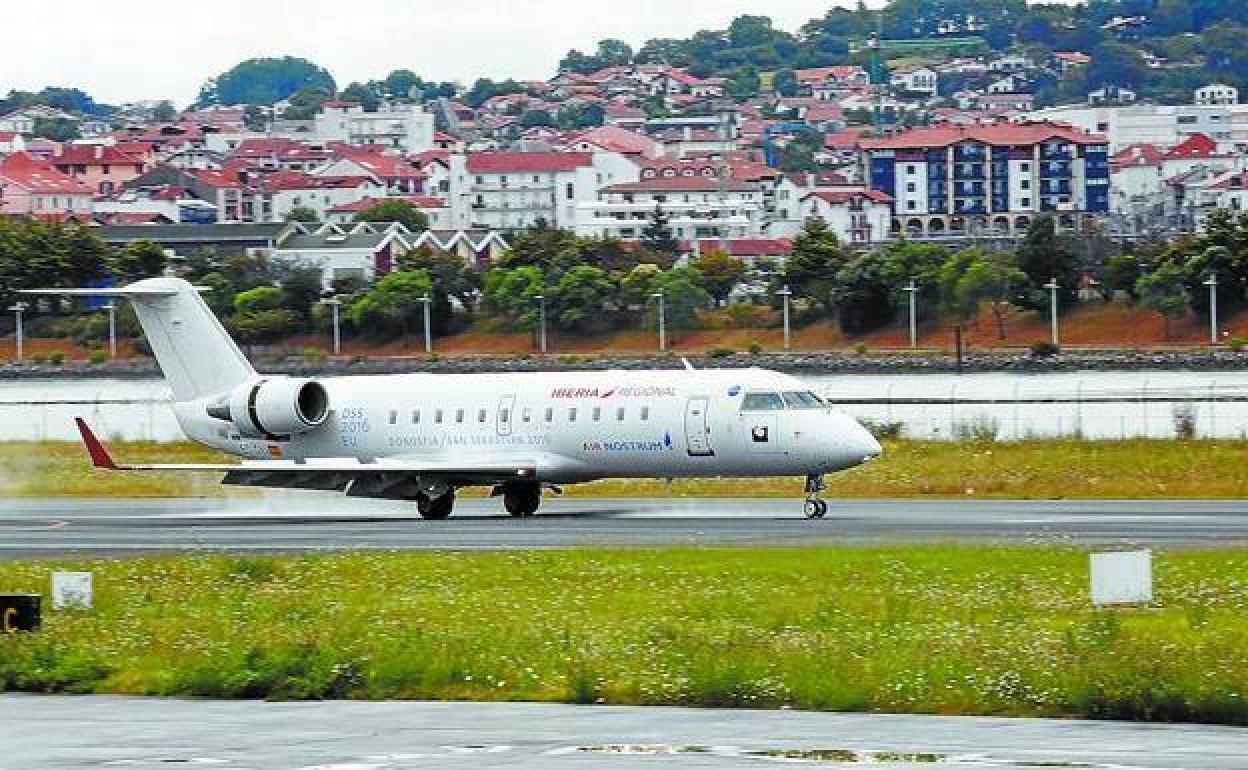 Aeropuerto de Hondarribia: Hondarribia registra siete veces más tráfico que el enero pasado