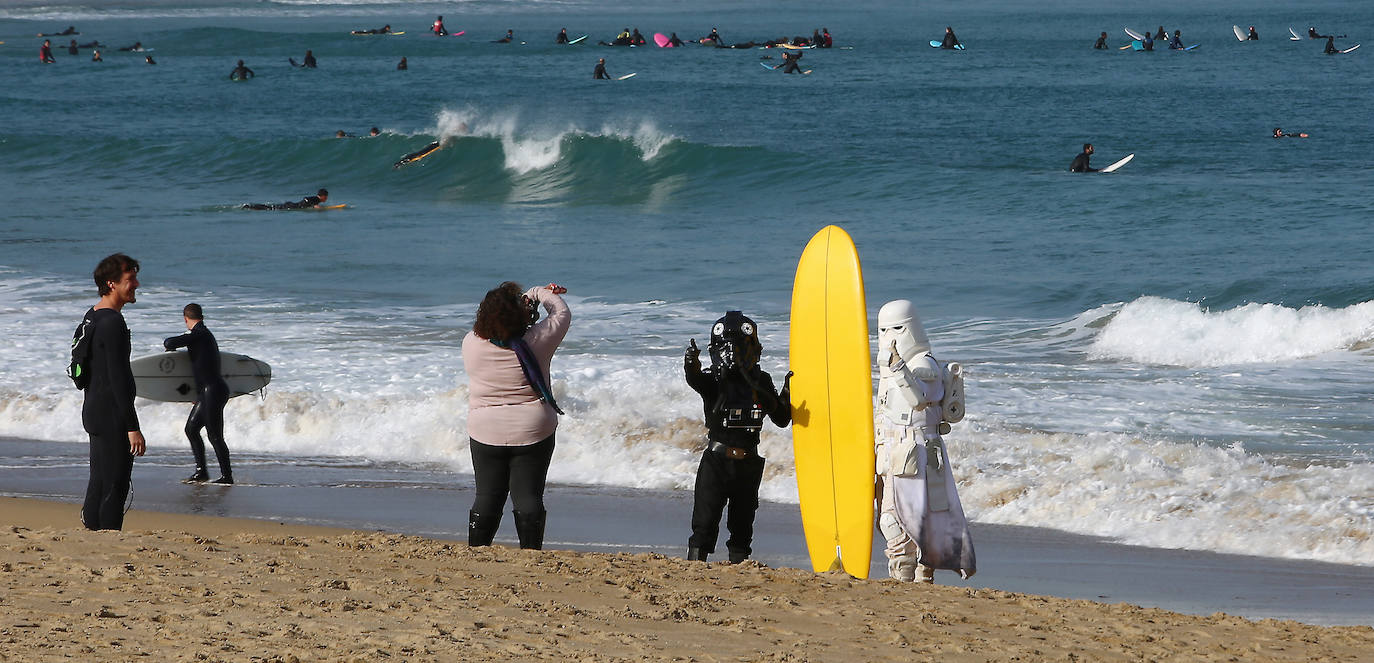 Fotos: Viento sur y temperaturas en ascenso