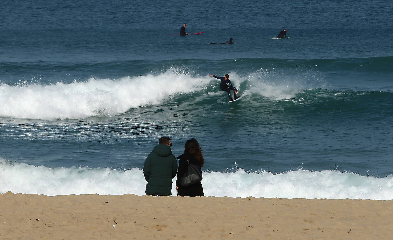 Fotos: Viento sur y temperaturas en ascenso