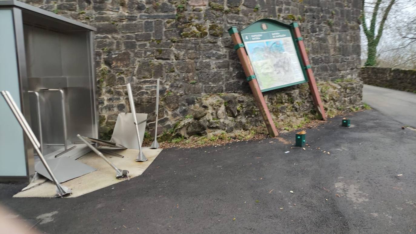 Fotos: Destrozos en Urgull