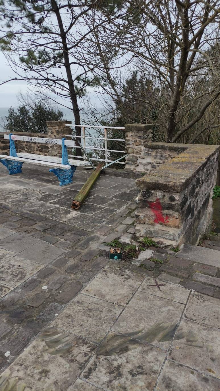 Fotos: Destrozos en Urgull