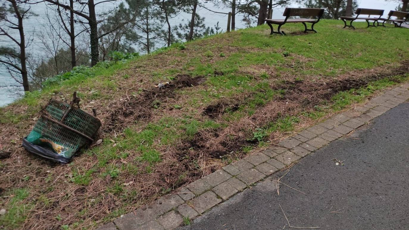 Fotos: Destrozos en Urgull