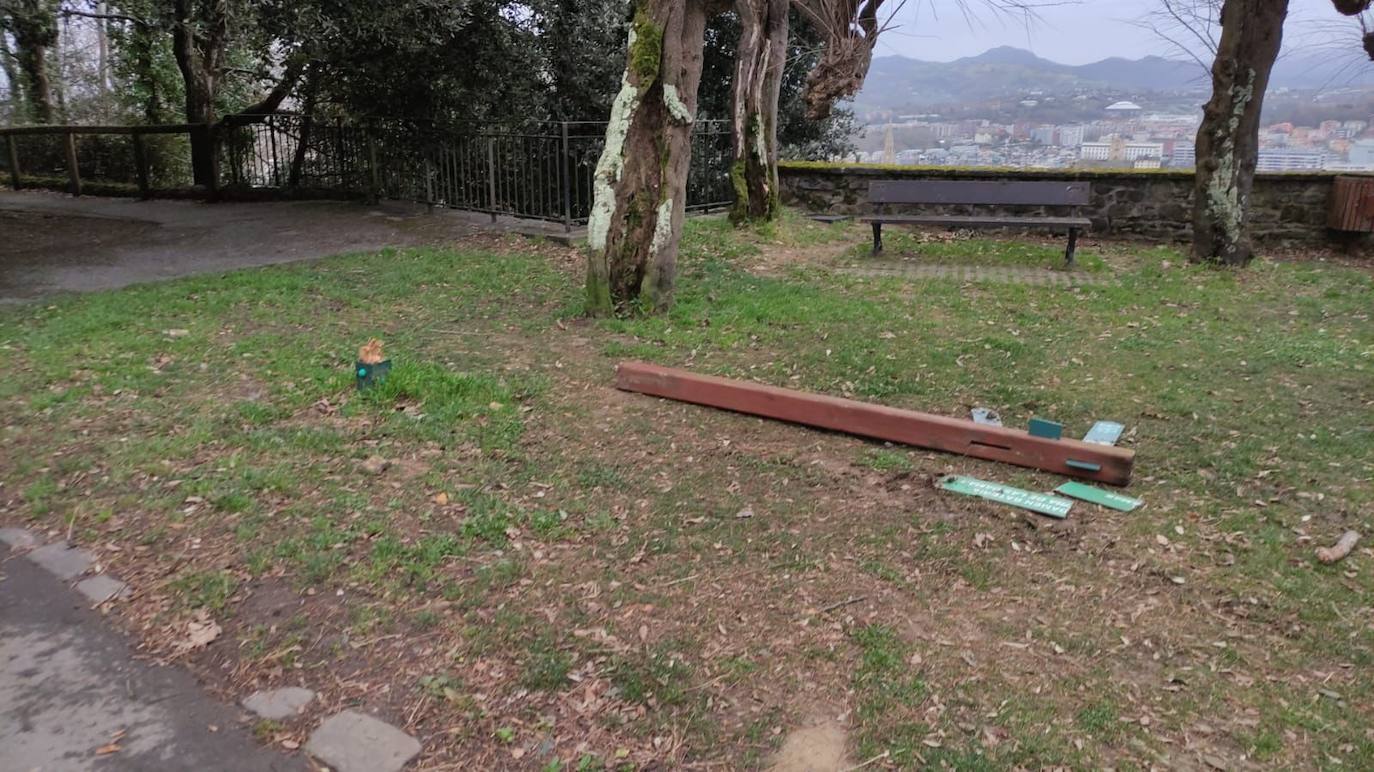 Fotos: Destrozos en Urgull