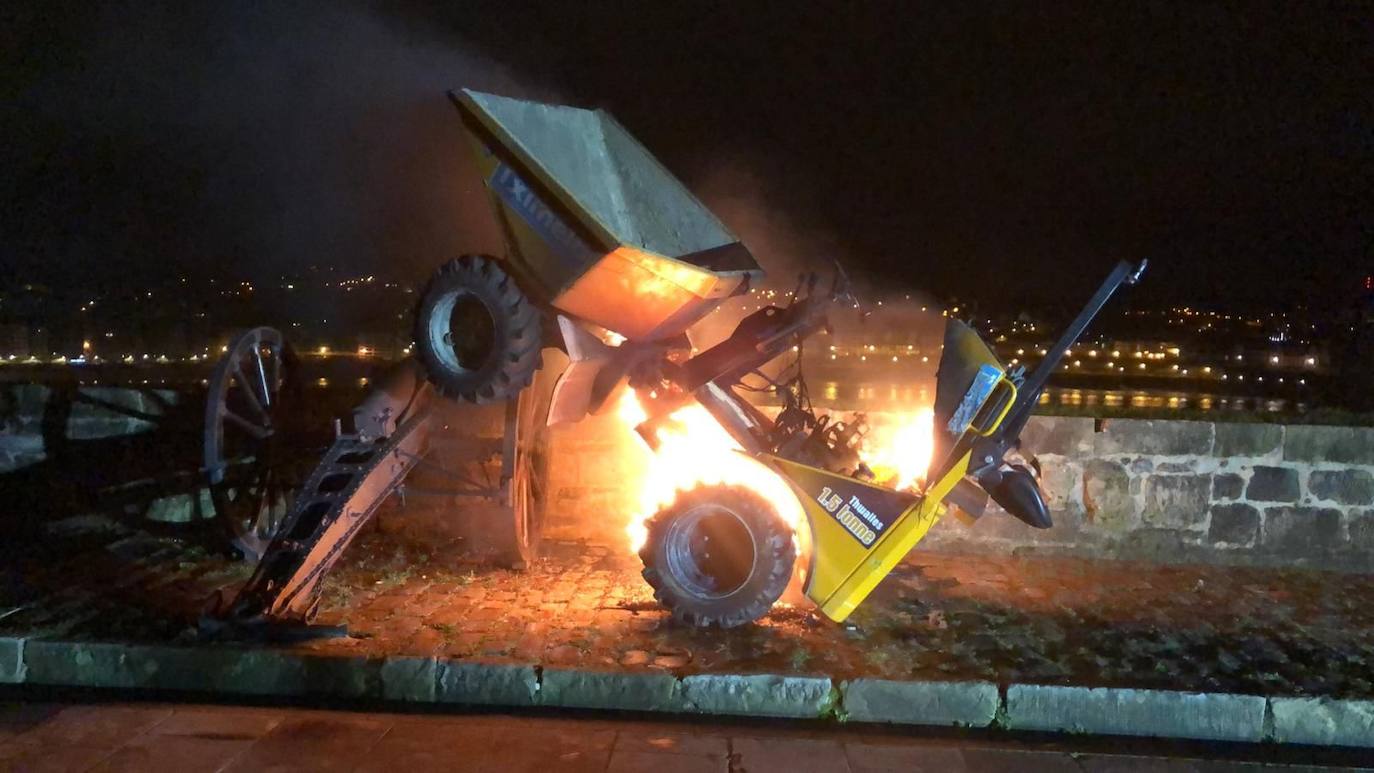Fotos: Destrozos en Urgull