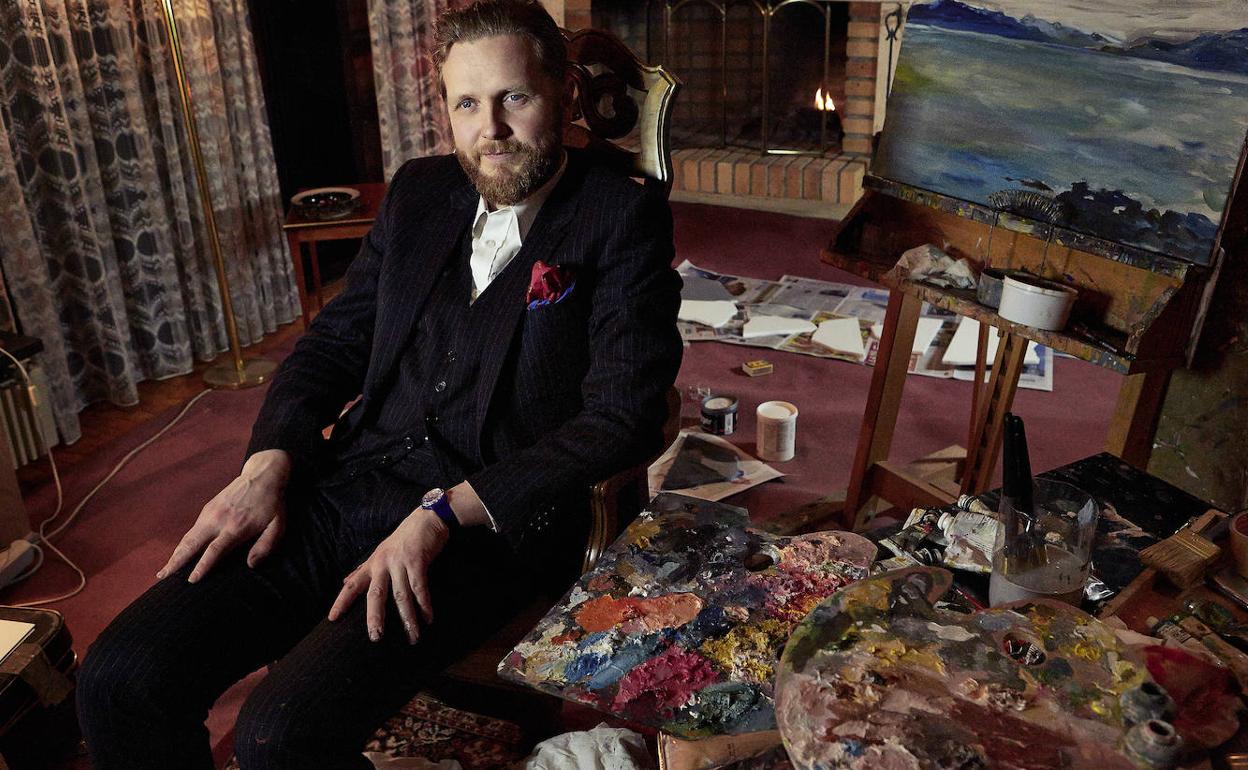 Retrato del artista islandés Ragnar Kjartansson. 