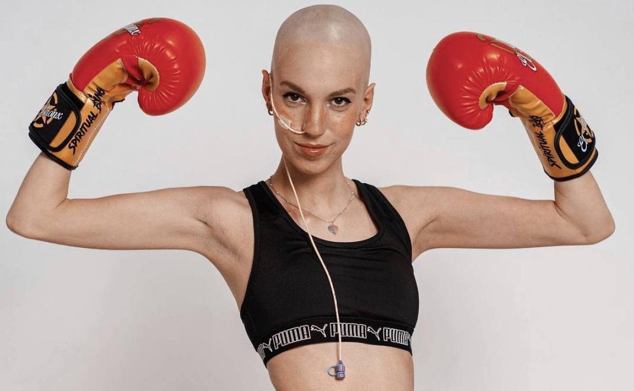 Elena Huelva en una imagen compartida por ella misma en Instagram. 