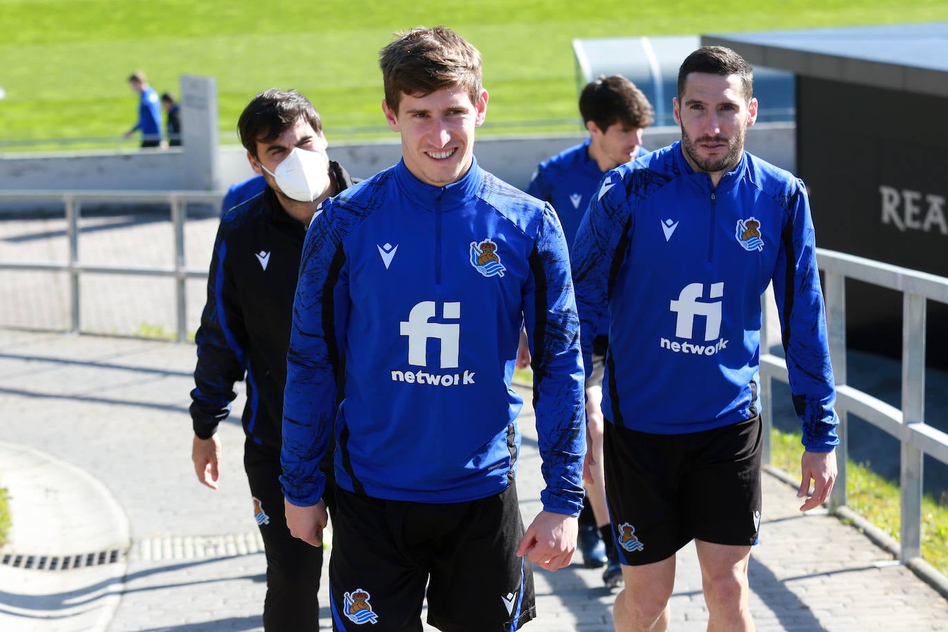 Fotos: Las imágenes del entrenamiento de la Real Sociedad en Zubieta