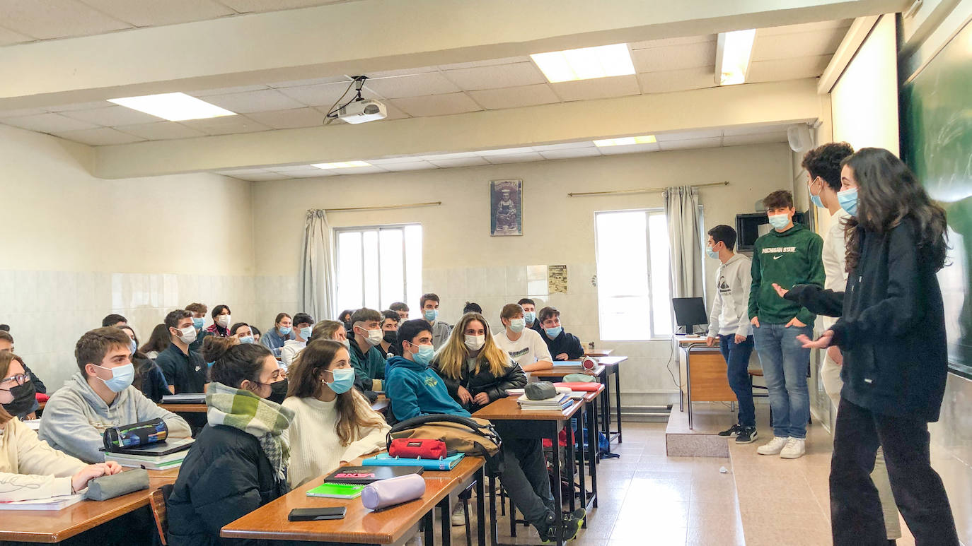 Los alumnos de 2º de Bachillerato.