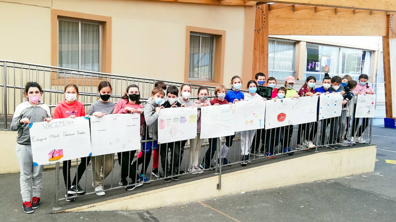 Los niños de 5º de Primaria.